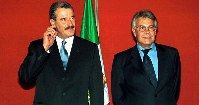 Vicente Fox Y Felipe Gonzalez Foto Joaquin Murrieta Cuartoscuro