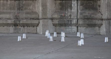 Casquillos de balas en calles de Guanajuato. Imagen ilustrativa.