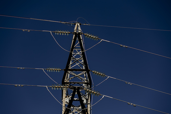 Una torre eléctrica, a 12 de noviembre de 2021, en Madrid, (España).