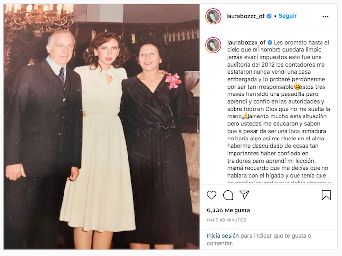 La Publicación Fue Eliminada De La Cuenta De Instagram De Laura Bozzo Más Tarde