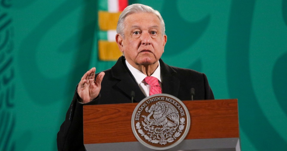 Andrés Manuel López Obrador, Presidente de México, en una conferencia de prensa.