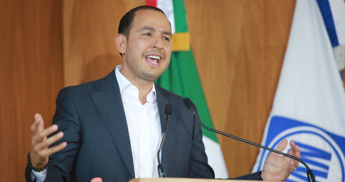 Marko Cortés Mendoza, dirigente del Partido Acción Nacional (PAN).