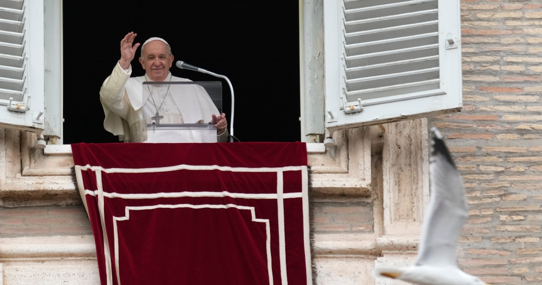 El Papa Francisco en la Plaza de San Pedro en el Vaticano el 26 de diciembre de 2021.