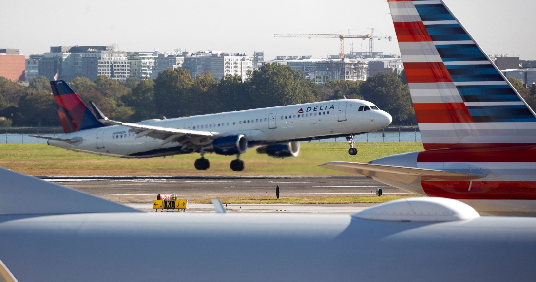 Un avión de la aerolínea Delta.