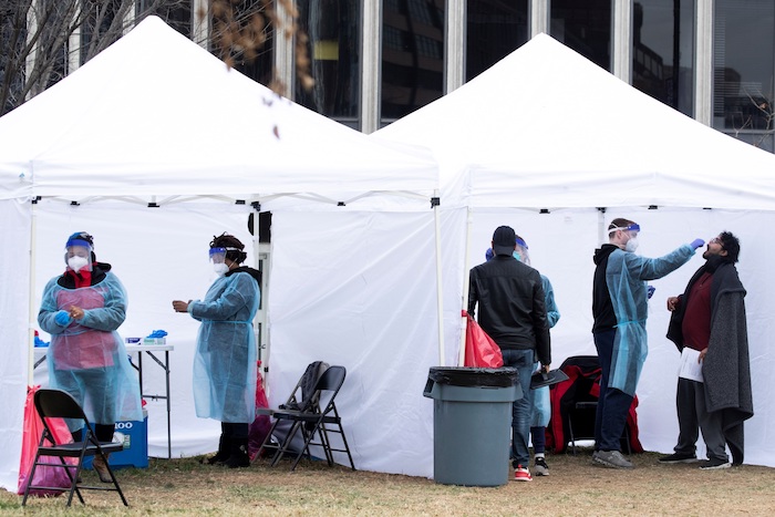 Vista De La Administración De Pruebas Para Detectar La Covid El De Diciembre De En Washington