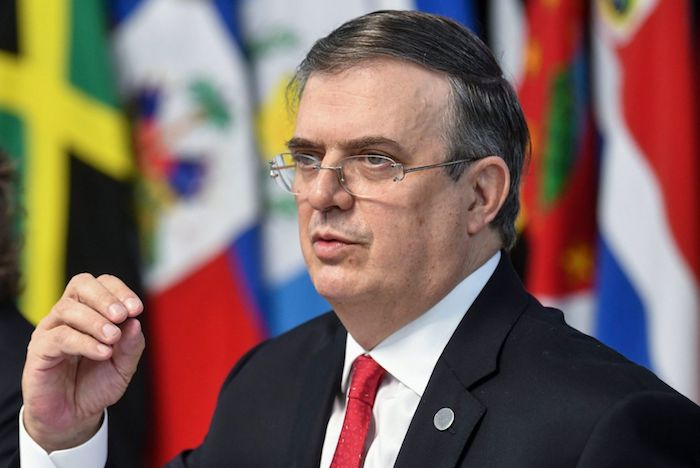 Marcelo Ebrard, Secretario de Relaciones Exteriores, durante la XXII Reunión de Cancilleres de la Comunidad de Estados Latinoamericanos y Caribeños (Celac).