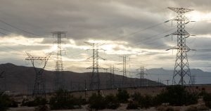 Subestación de la Planta Termoeléctrica La Rosita perteneciente a la red de producción eléctrica nacional de la Comisión Federal de Electricidad (CFE).