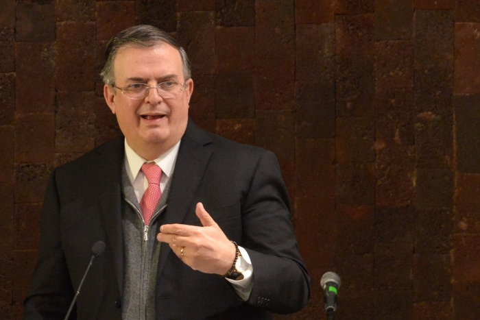 Marcelo Ebrard, Secretario de Relaciones Exteriores de México.