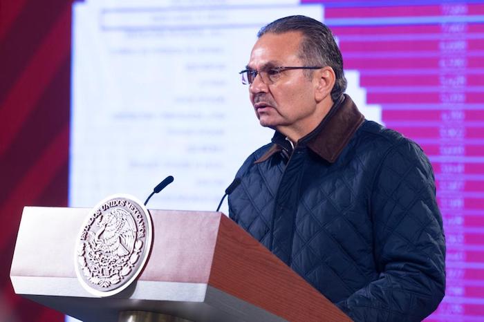 Octavio Romero Oropeza, titular de Petróleos Mexicanos (Pemex), en conferencia de prensa.