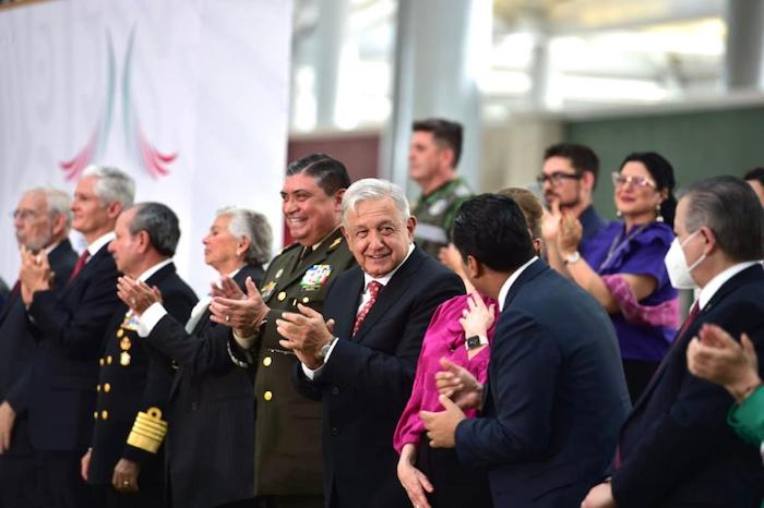 El Presidente Andrés Manuel López Obrador no pudo dar un discurso en la entrega del Aeropuerto Internacional "Felipe Ángeles", ya que hay veda por la próxima consulta de Revocación de Mandato.