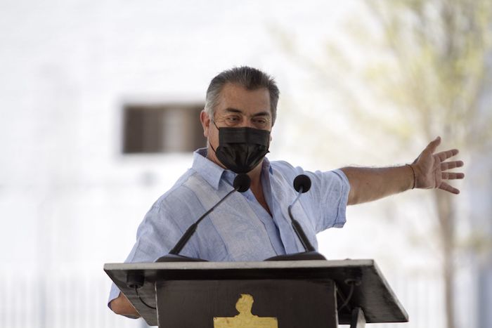 Jaime Rodríguez En La Inauguración Del Parque Libertad En Lo Que Sería Su último Acto Público Antes De Terminar Su Gestión