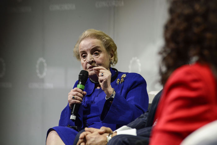 Foto de archivo de la exsecretaria de Estado de Estados Unidos, Madeleine Albright.