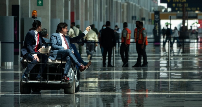 El primer día de operaciones del Aeropuerto Internacional Felipe Ángeles.