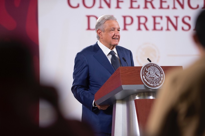 El Presidente Andrés Manuel López Obrador En Su Conferencia De Prensa Matutina