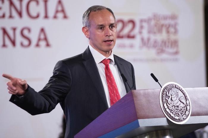 Hugo López gatell Ramírez ​​​​​​​subsecretario De Prevención Y Promoción De La Salud En Conferencia Desde Palacio Nacional