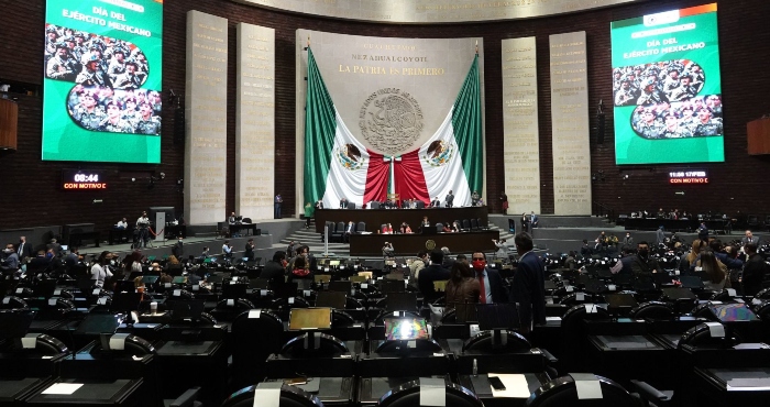 Sesión solemne en la Cámara de Diputados.