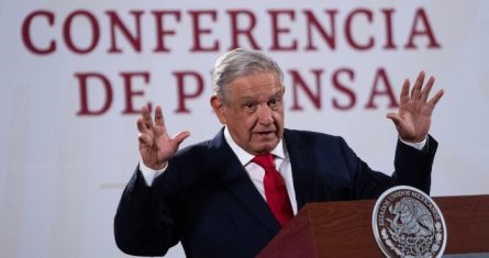 El Presidente Andrés Manuel López Obrador.