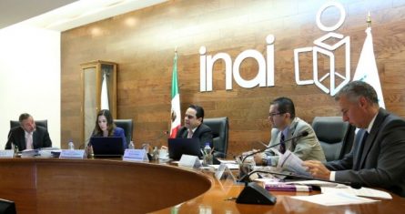 Comisionados del INAI.