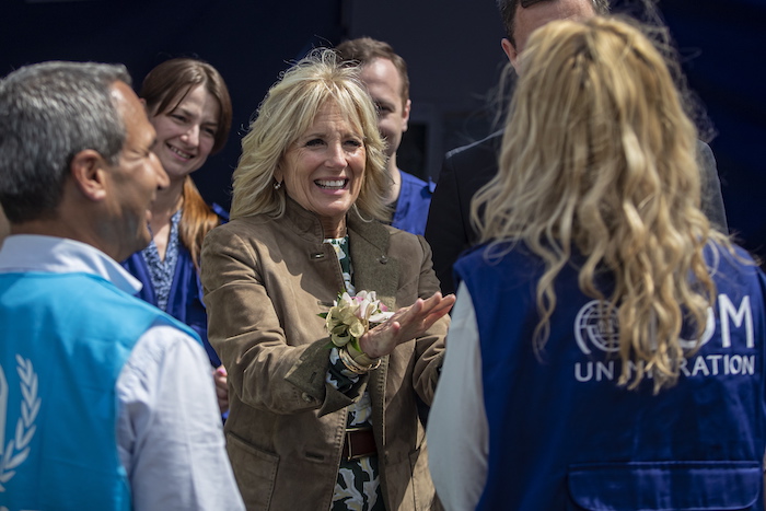 Jill Biden c Hoy En Vysne Nemecke Eslovaquia