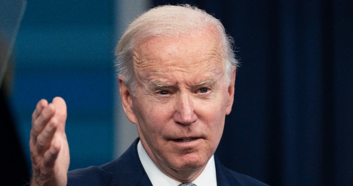 El Presidente estadounidense Joe Biden en la Casa Blanca en Washington el 10 de mayo del 2022.