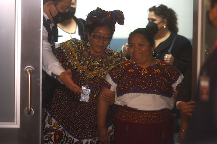 La Ciudadana Guatemalteca Juana Alonzo Santizo d Fue Registrada Este Domingo Al Ser Recibida Por Familiares Y Amigos Tras Permanecer Injustamente Encarcelada Por Ocho Años En México a Su Llegada a Ciudad De Guatemala