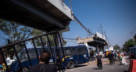 Trabajos de restauración en avenida Tláhuac con el propósito de reparar los daños estructurales que causó el accidente de la Linea 12 del Metro de la Ciudad de México.