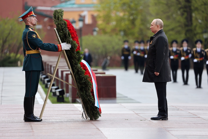 El Presidente Ruso Vladímir Putin En Uno De Los Actos Del Día De La Victoria En Moscú