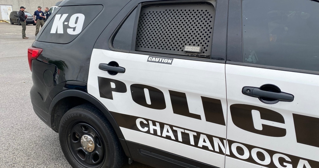 Coche de la Policía de Chattanooga, Tennessee.