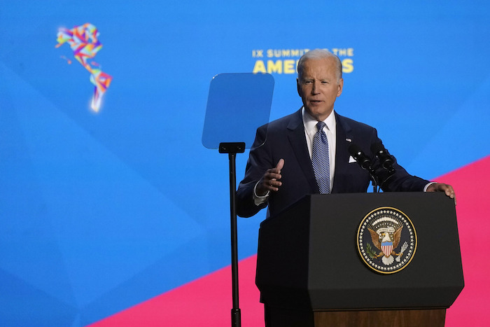 El Presidente Estadounidense Joe Biden Habla En La Ceremonia De Inauguración De La Cumbre De Las Américas El De Junio De En Los Ángeles