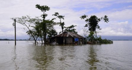 Las inundaciones en Sylhet, Bangladesh, el 22 de junio de 2022.