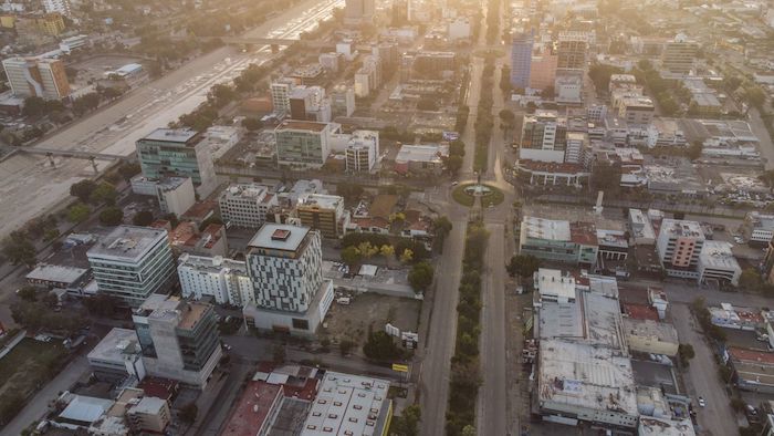 Las Calles De Tijuana En Enero De