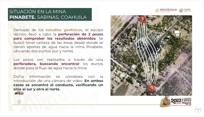 Avances en el plan de rescate de los 10 mineros de Coahuila.