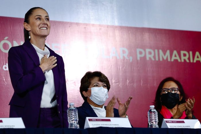 Claudia Sheinbaum Leticia Ramírez Y Delfina Gómez Encabezaron Hace Unos Días La Presentación Del Plan De Estudios De Preescolar Primaria Secundaria De La Secretaría De Educación Pública sep