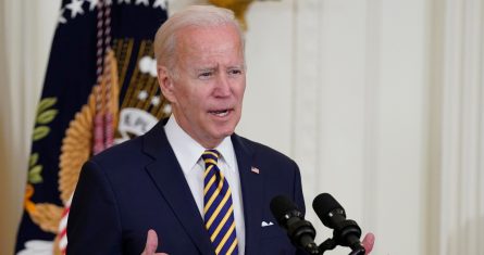 El Presidente estadounidense Joe Biden en la Casa Blanca, el 10 de agosto de 2022, en Washington.