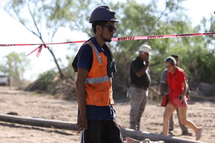 Octavo día de trabajos para el rescate de los mineros atrapados en el pozo de carbón "El Pinabete" en Sabinas, Coahuila de Zaragoza.