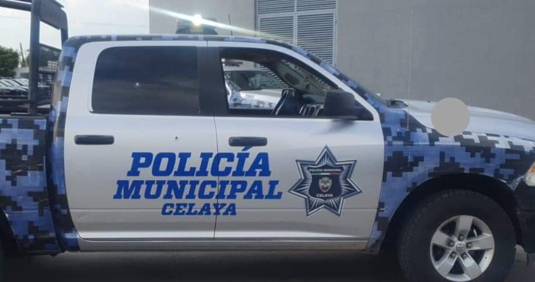 Patrulla de la Policía Municipal de Celaya, Guanajuato.