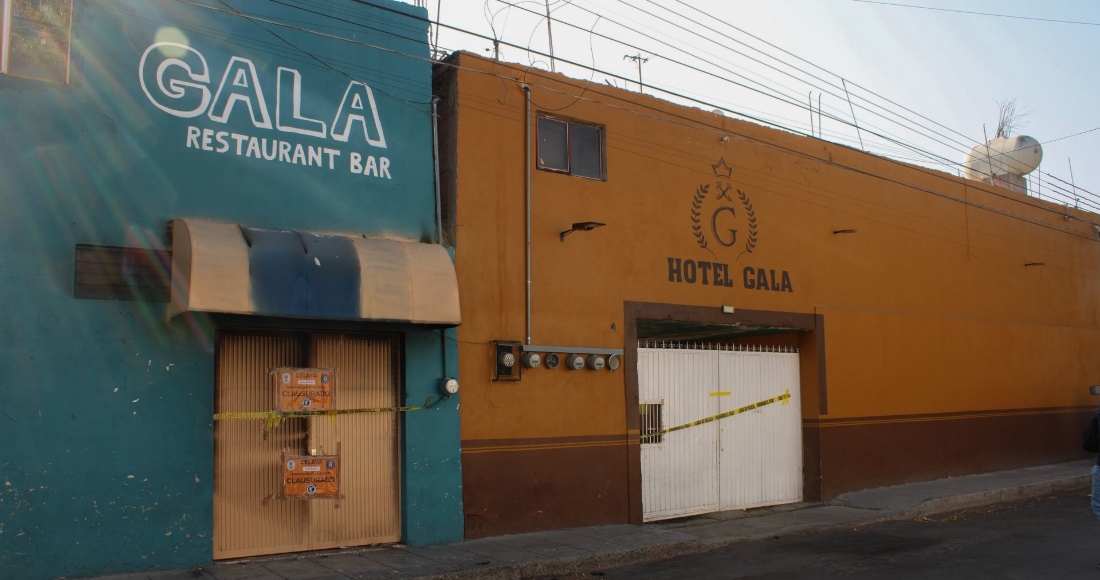 Así luce el bar y hotel “Gala” luego de que un comando ingresara y disparara en al menos 60 ocasiones en mayo pasado.