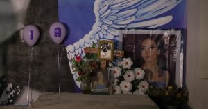 La capilla de Debanhi Escobar está ubicada en el ejido la Laguna, municipio de Galeana, Nuevo León.