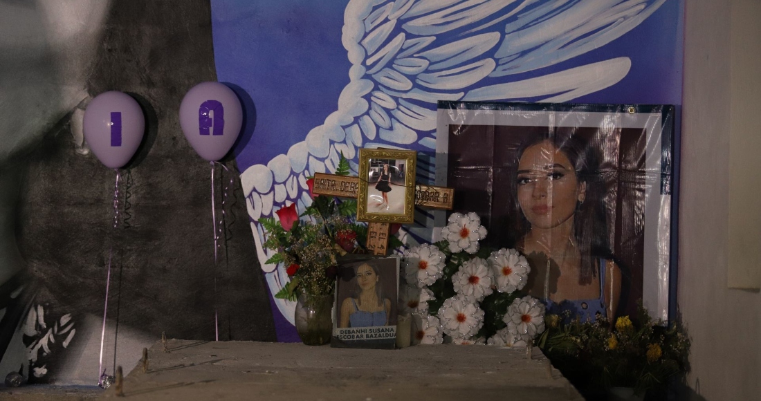 La capilla de Debanhi Escobar está ubicada en el ejido la Laguna, municipio de Galeana, Nuevo León.