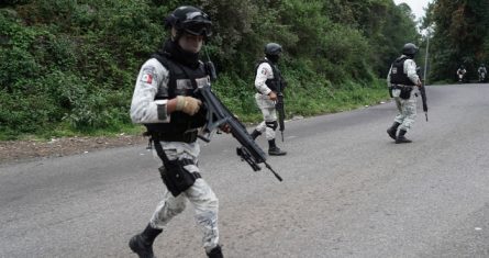 Ejército mexicano, Guardia Nacional y Secretaría de Seguridad Pública de Michoacán tomaron el control de seguridad de Nuevo San Juan Parangaricutiro.