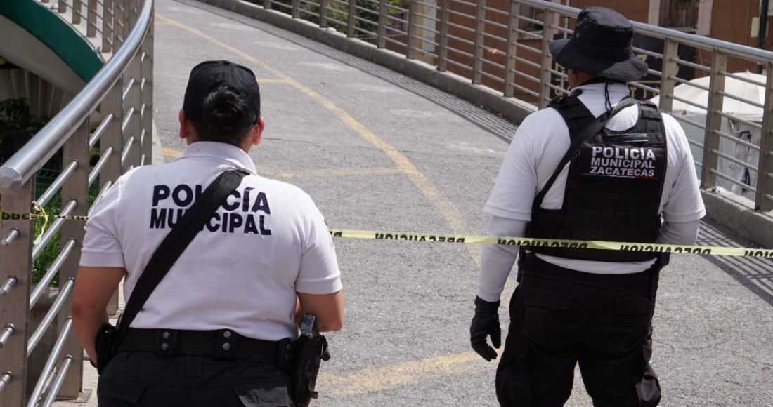 Elementos de la Policía Municipal de Zacatecas. Imagen ilustrativa.