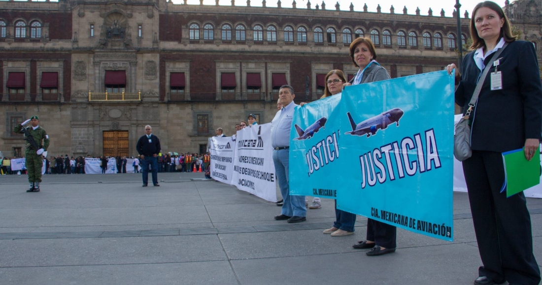 El pasado 11 de marzo de 2019, jubilados de Mexicana de Aviación se manifestaron frente a Palacio Nacional, esto debido a que no han recibido su pago por suspensión.