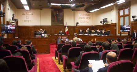 Sesión en la Suprema Corte de Justicia de la Nación, que preside Arturo Zaldívar Lelo de Larrea.