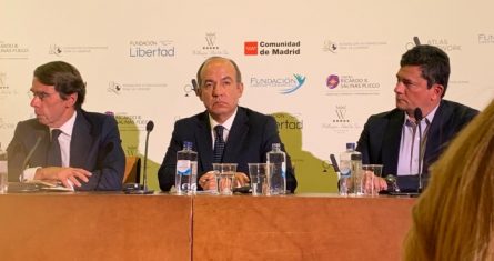 El expresidente Felipe Calderón en España.