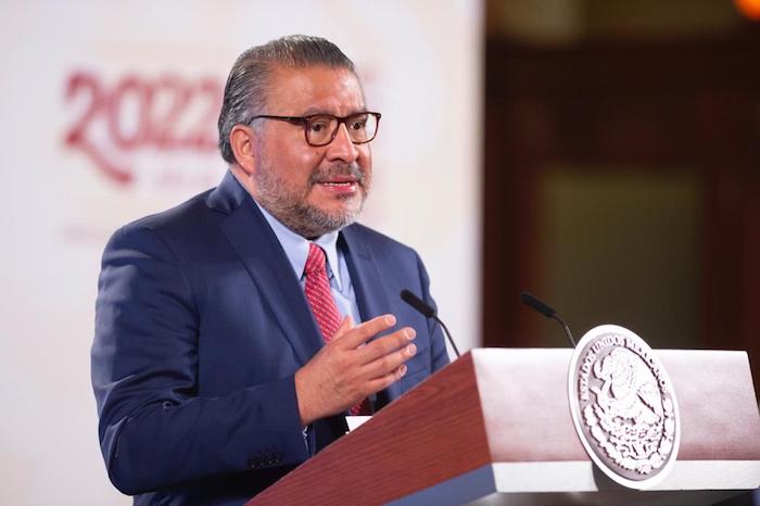 Horacio Duarte Olivares, titular de la Agencia Nacional de Aduanas, acudió esta mañana a la conferencia de prensa matutina del Presidente Andrés Manuel López Obrador.