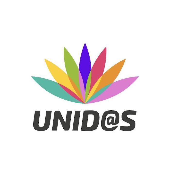 Los creadores de la alianza Va por México, vinculados al sector patronal del país, anunciaron el lanzamiento de un nuevo bloque opositor al que llamaron “Unid@s”, el cual estará representado por este logo.