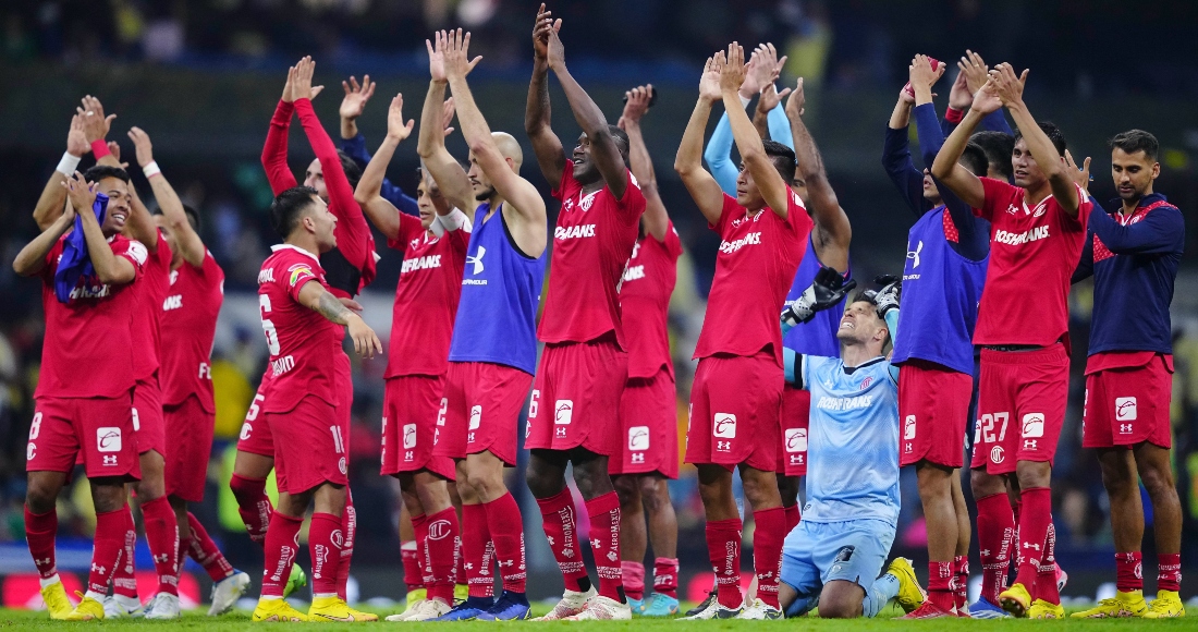 América empató con el Toluca 1-1 en el Estadio Azteca por el juego de vuelta de las semifinales del Torneo Apertura de la Liga Mx.