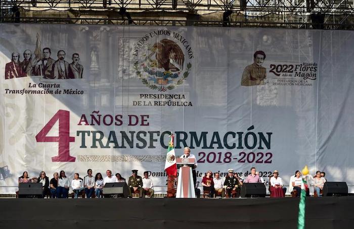 López Obrador detalló los principios políticos, económicos y sociales del humanismo mexicano que postula e inspira a la Cuarta Transformación.