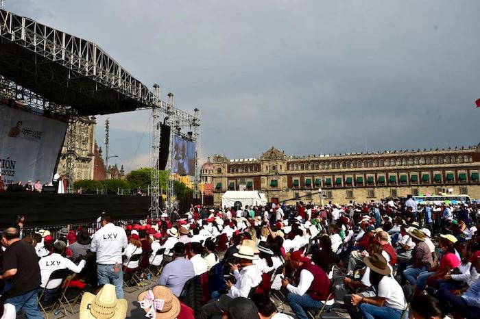 El Presidente Andrés Manuel López Obrador dijo que el fundamento de política económica se sustenta en la idea de que “el progreso sin justicia es retroceso”.