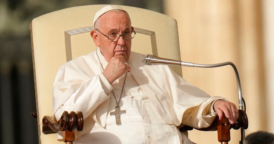 El Papa Francisco en la audiencia general en la Plaza de San Pedro, en el Vaticano, el miércoles 16 de noviembre de 2022.